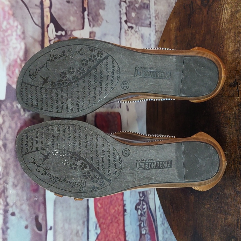 Pikolinos MASSAI Beaded Leather Sandals - Picture 9 of 12